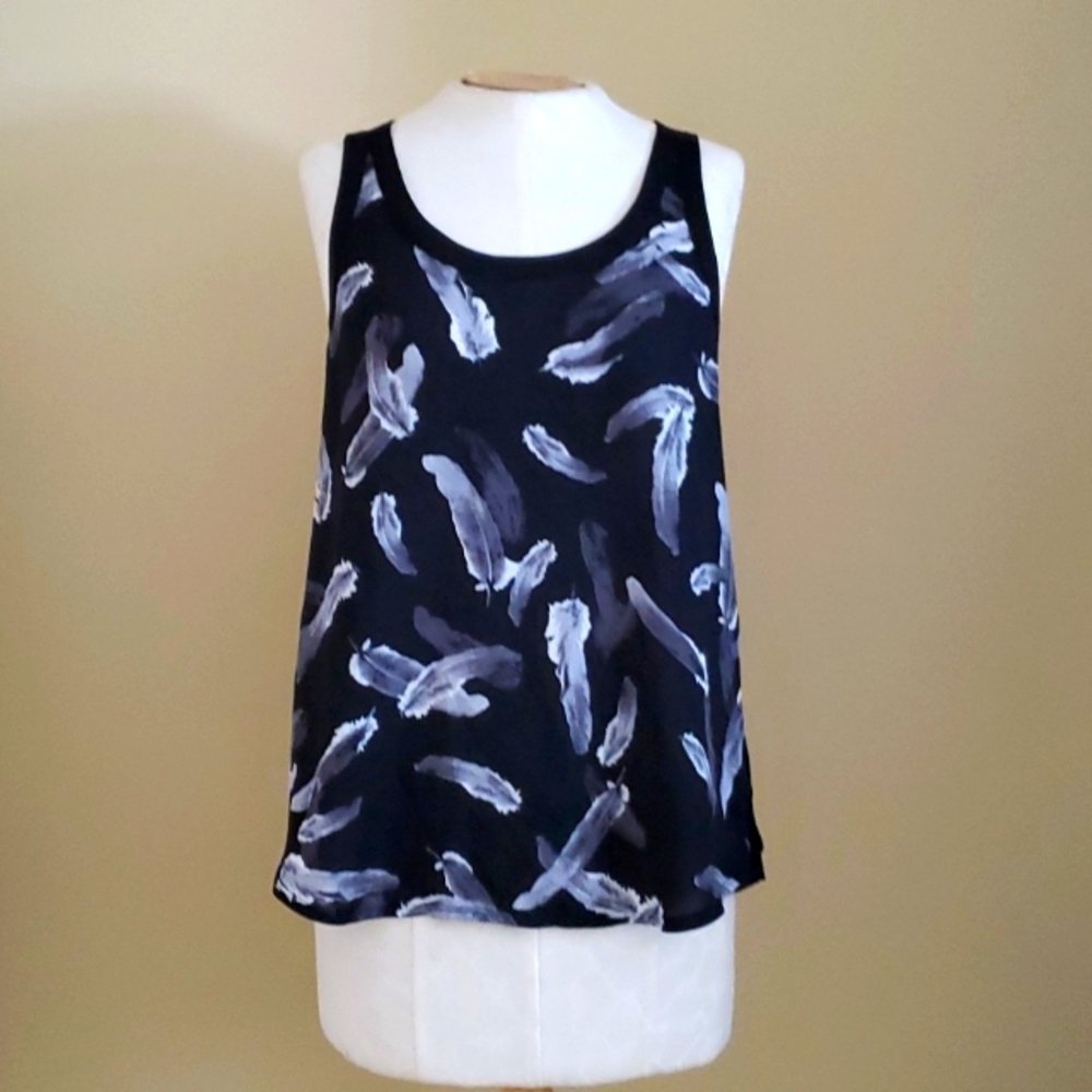 Express Feather Razorback Tank Top